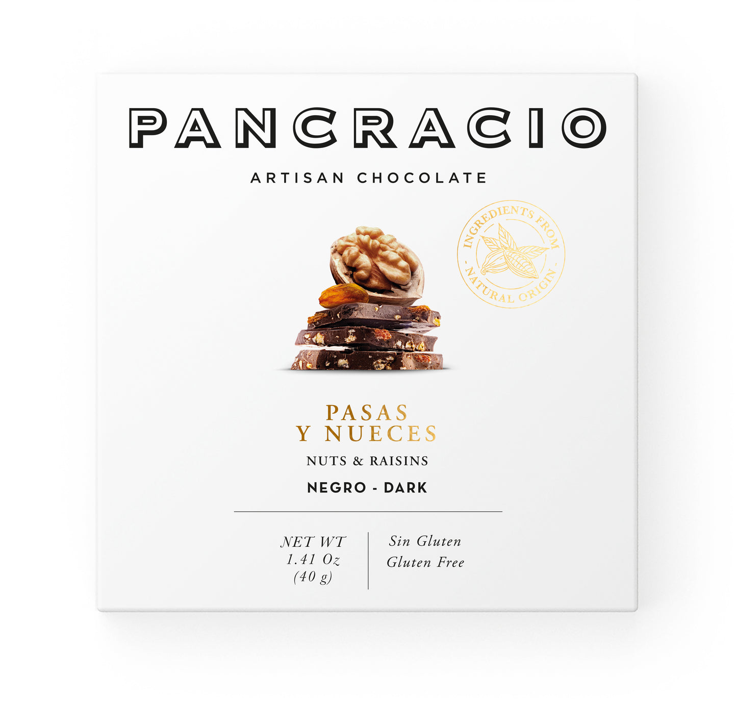 Pancracio | Chocolade | Puur | Noten en Rozijnen