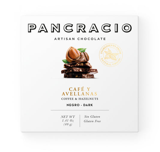 Pancracio | Chocolade | Puur | Koffie en Hazelnoot