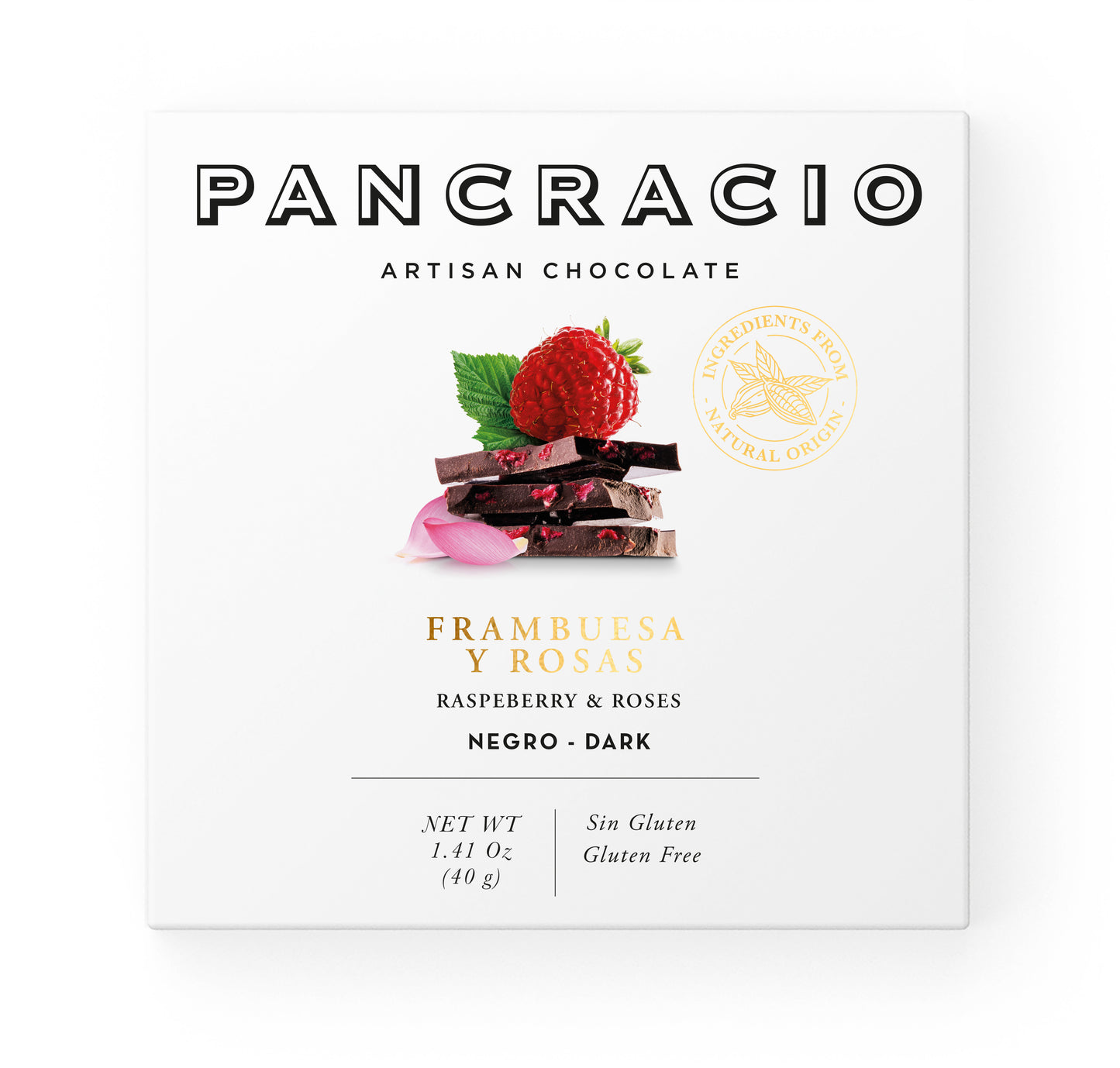 Pancracio | Chocolade | Puur | Framboos en Roos