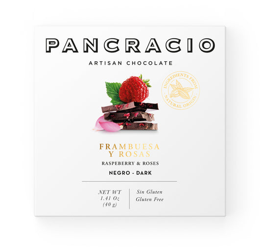 Pancracio | Chocolade | Puur | Framboos en Roos