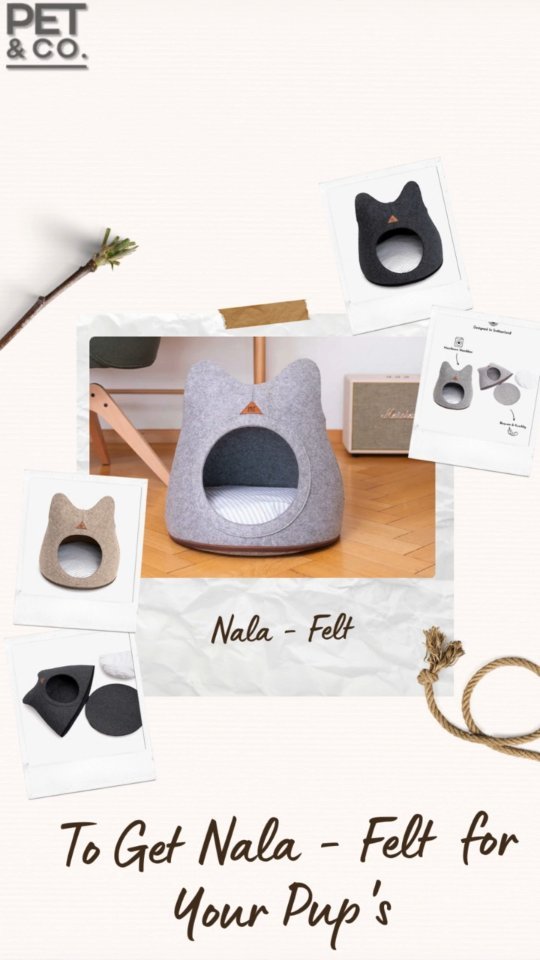 Nala - Antraciet- Luxe Kattenmand