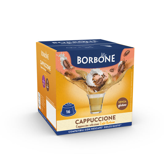 Caffè Borbone Selection | Dolce Gusto | Cappucino | 16 capsules