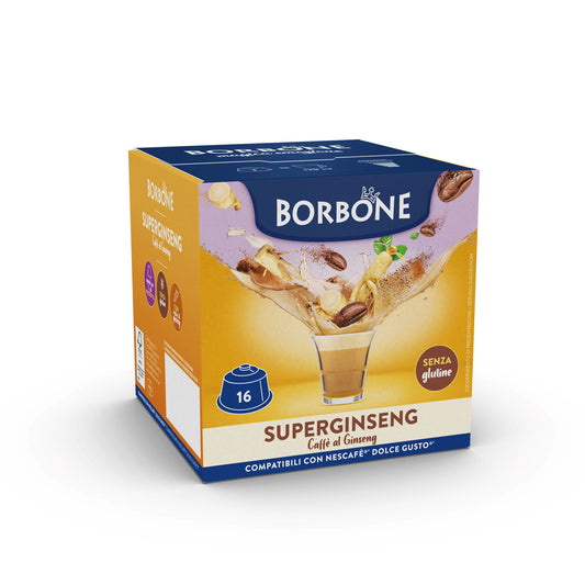 Caffè Borbone Selection | Dolce Gusto | Superginseng | 16 capsules