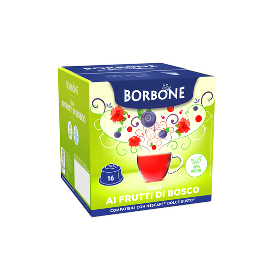 Caffè Borbone Selection | Dolce Gusto | Bosvruchten thee| 16 capsules