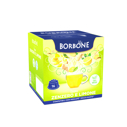 Caffè Borbone Selection | Dolce Gusto | Gember citroen thee | 16 capsules