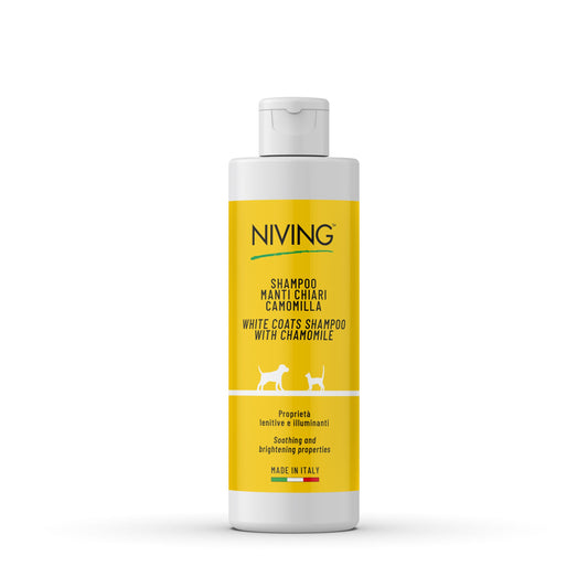 Niving | Hondenshampoo & Kattenshampoo | 250 ML | Lichte vacht | Met Kamille