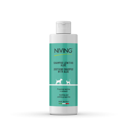 Niving | Hondenshampoo & Kattenshampoo | 250 ML | Verzachtende shampoo | Met Aloe Vera