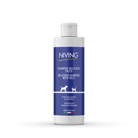 Niving | Hondenshampoo & Kattenshampoo | 250 ML | Verzachtend en beschermend | Met talk