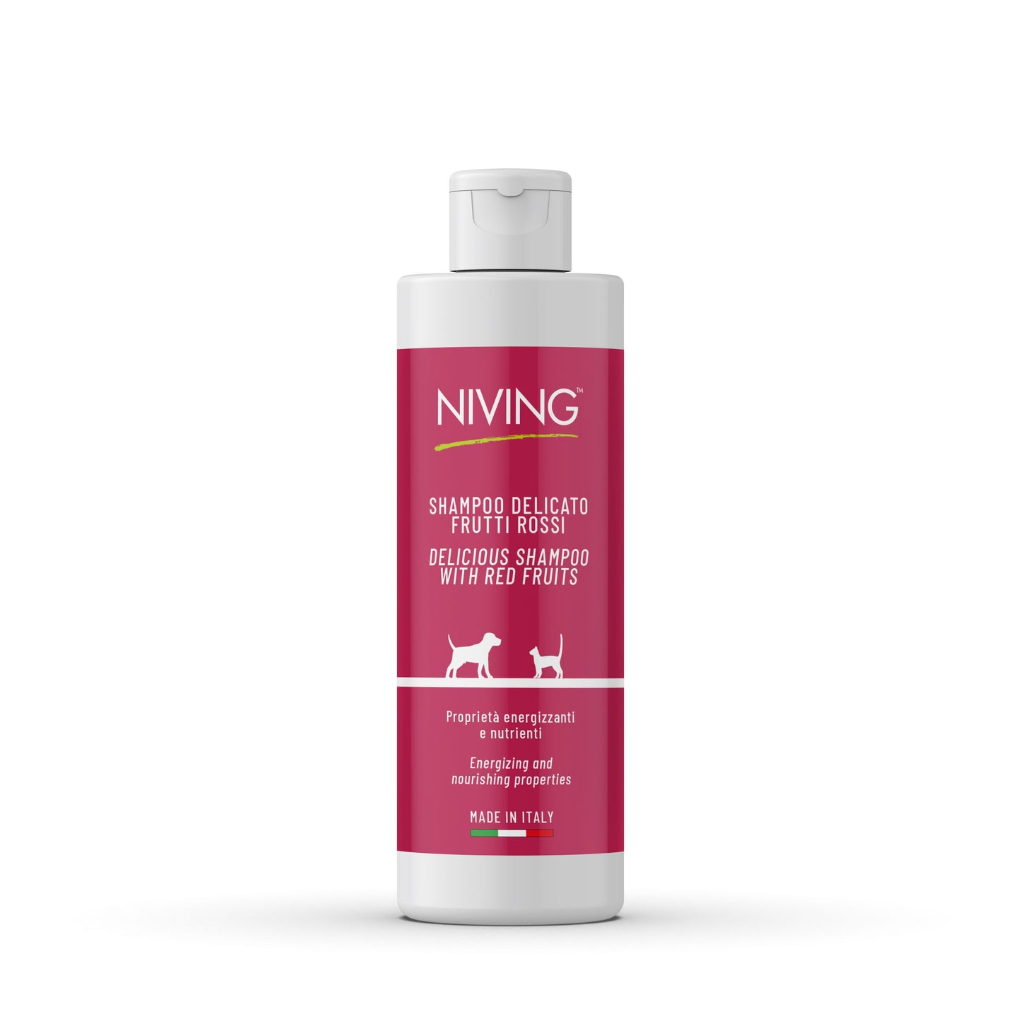 Niving | Hondenshampoo & Kattenshampoo | 250 ML | Energiek en Voedend| Met Rode Vruchten