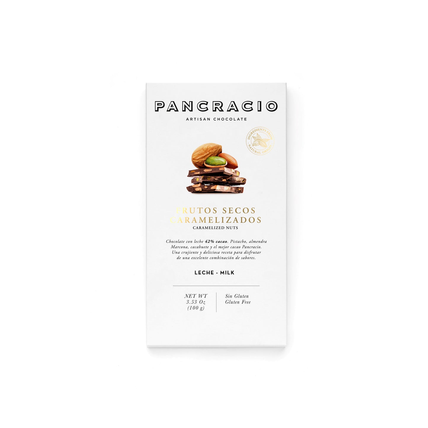 Pancracio | Chocolade | Melk | Gekarameliseerde Noten