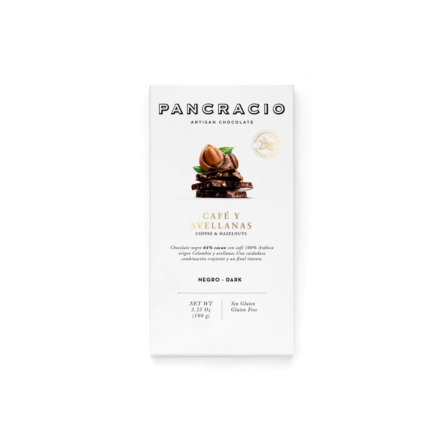 Pancracio | Chocolade | Puur | Koffie en Hazelnoot