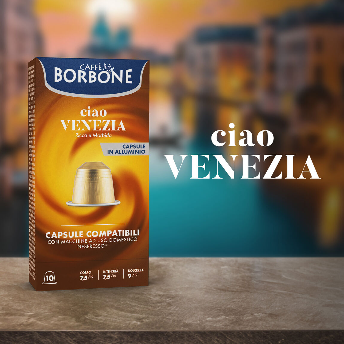 Caffè Borbone Selection | Nespresso | Ciao Venezia | 10 capsules