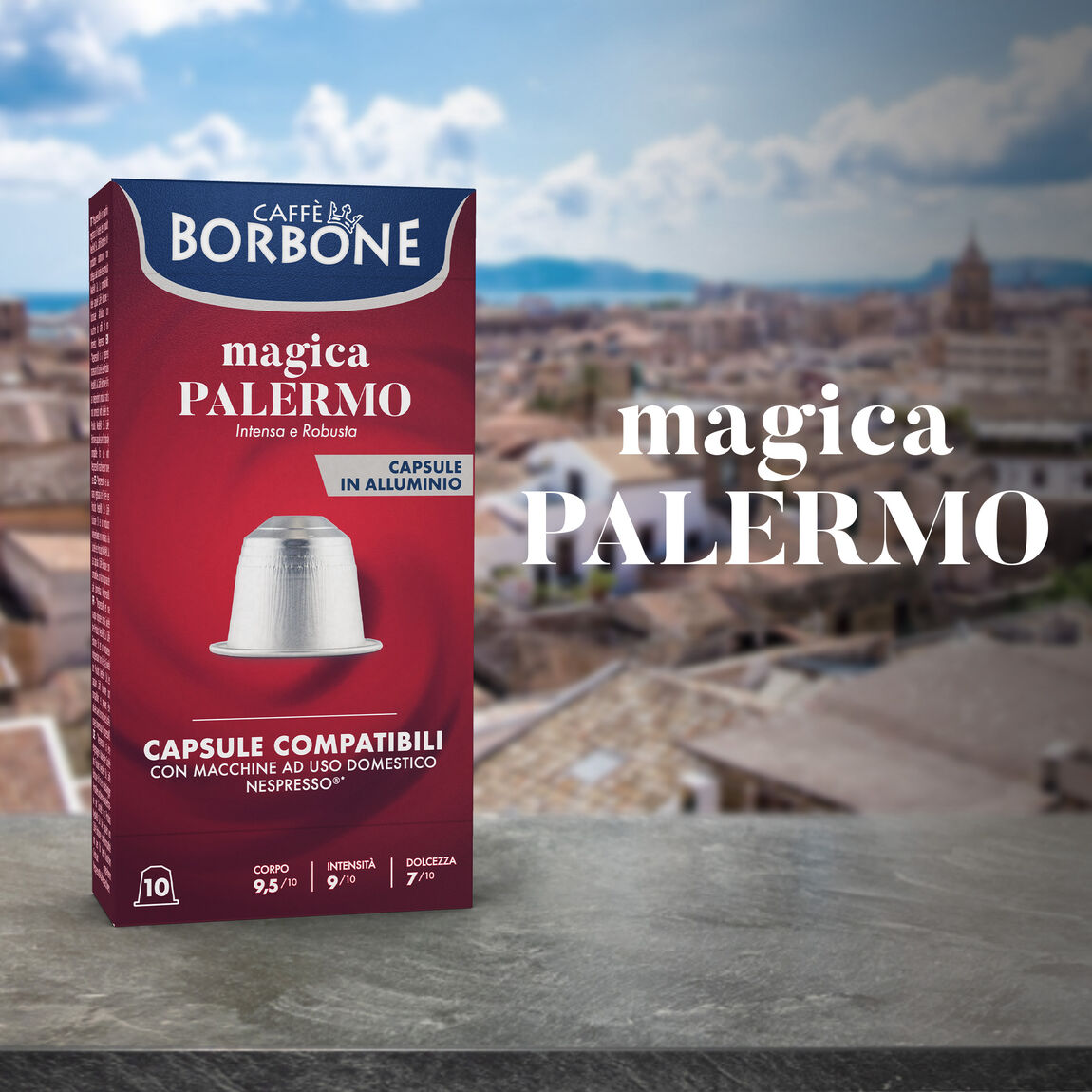 Caffè Borbone Selection | Nespresso | Magica Palermo | 10 capsules