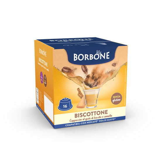 Caffè Borbone Selection | Dolce Gusto | Biscottone | 16 capsules