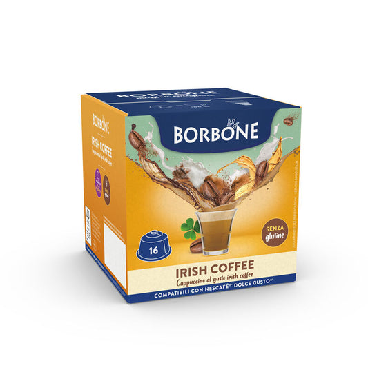 Caffè Borbone Selection | Dolce Gusto | Irish Coffee | 16 capsules