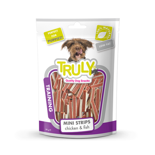 Hondensnack Training Chicken & Fish Strips | Truly