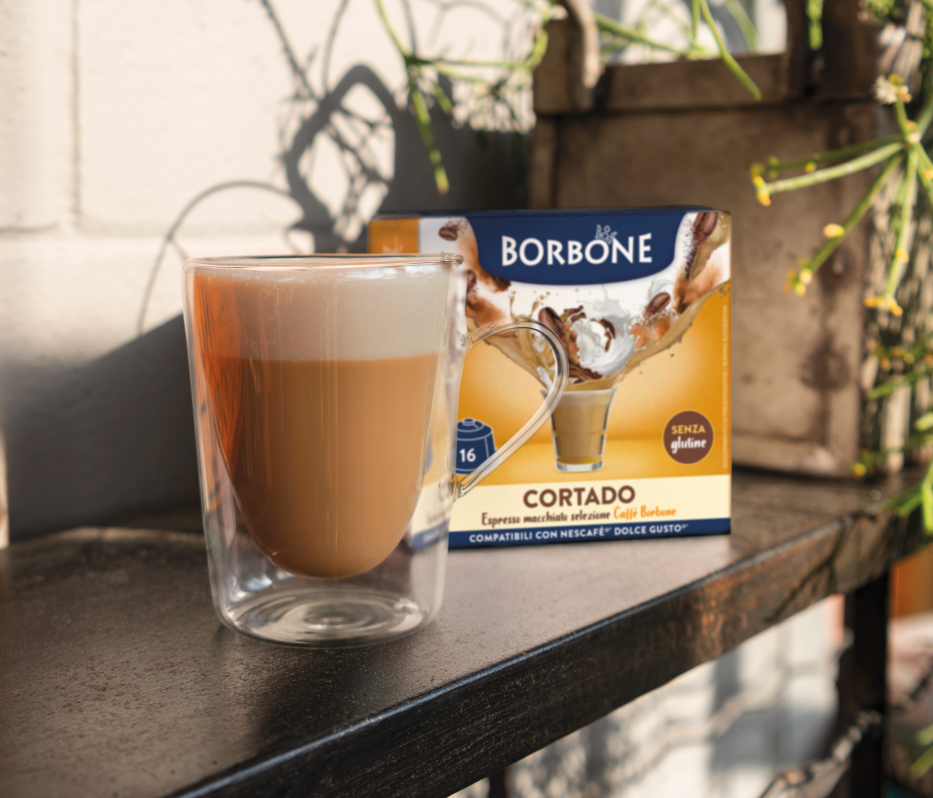 Caffè Borbone Selection | Dolce Gusto | Cortado | 16 capsules