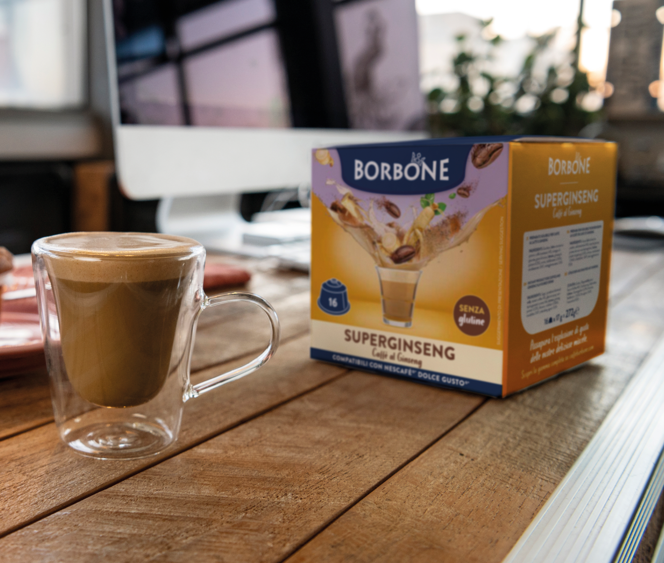 Caffè Borbone Selection | Dolce Gusto | Superginseng | 16 capsules