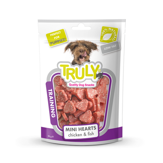 Hondensnack Training Mini Hearts Chicken | Truly